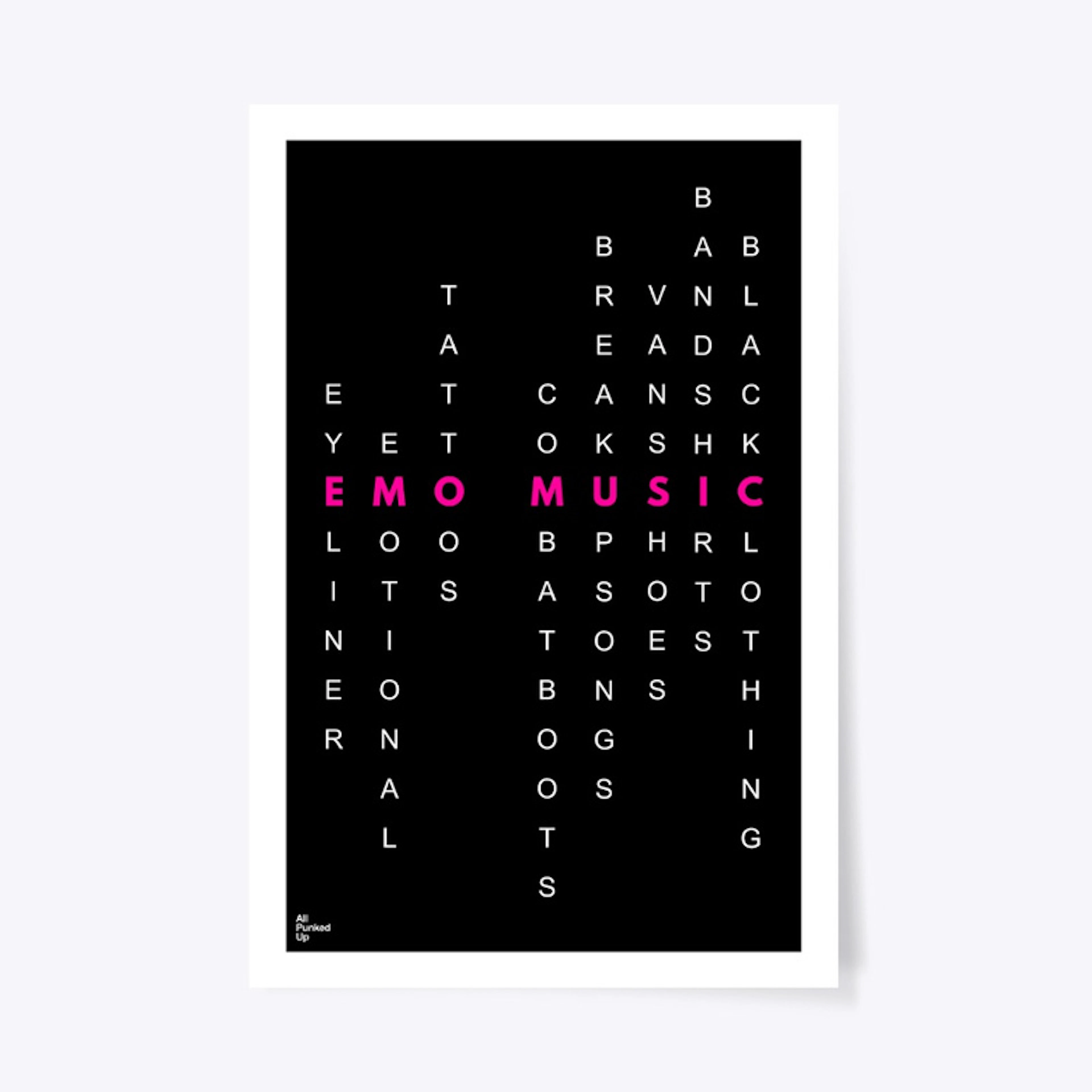 Emo Music Poster