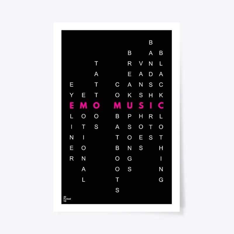 Emo Music Poster